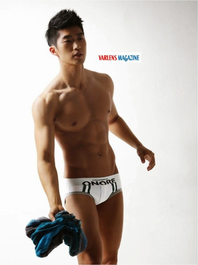 Korean boy in shorts