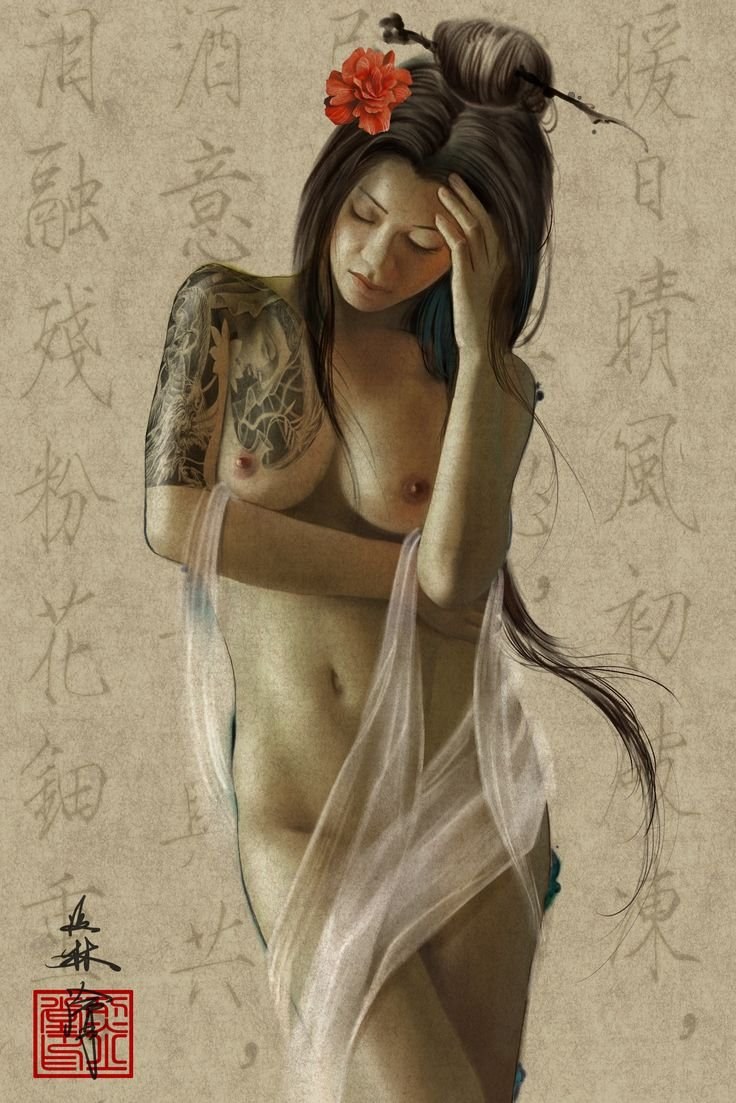 Modern Japanese artists nude