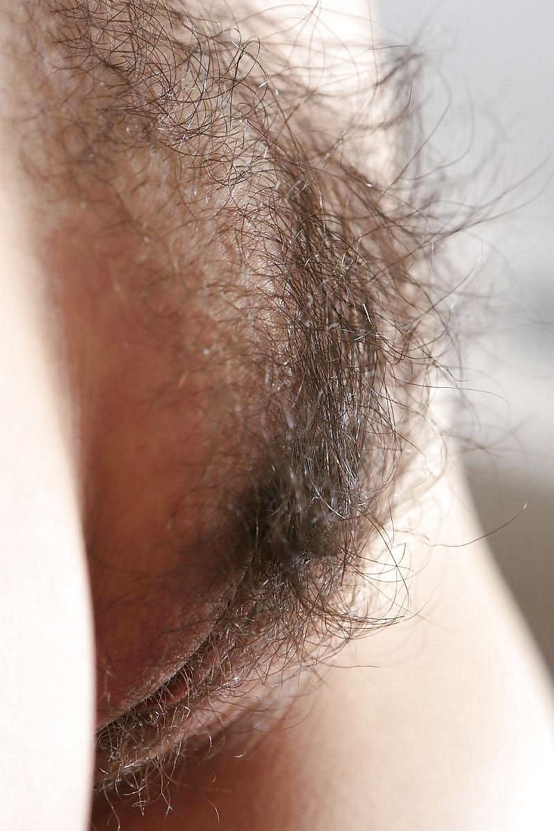 Beautiful unshaven female pubis