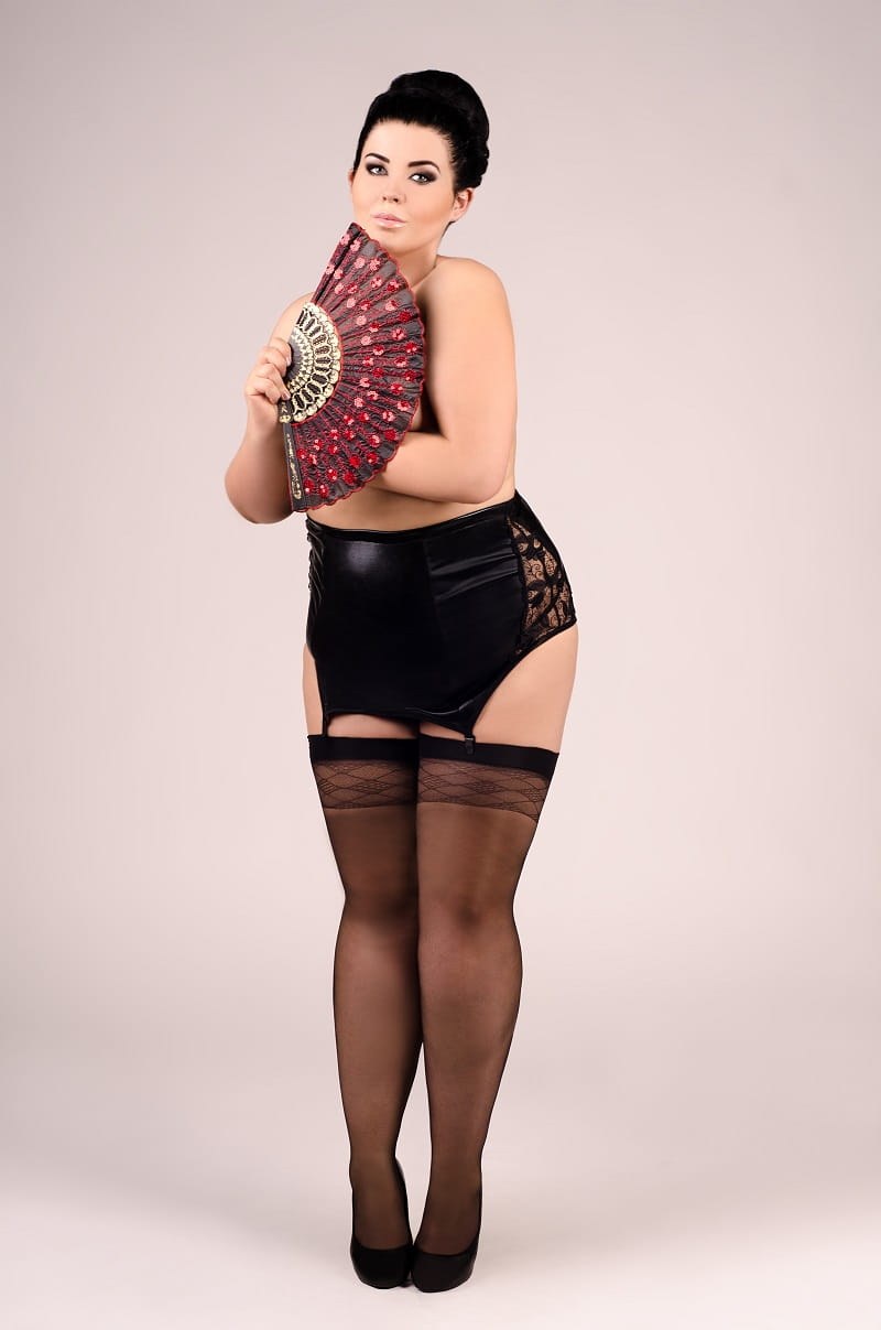 Daisy Watts in stockings