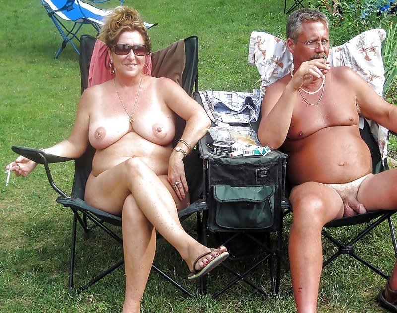 Mature nudists are private
