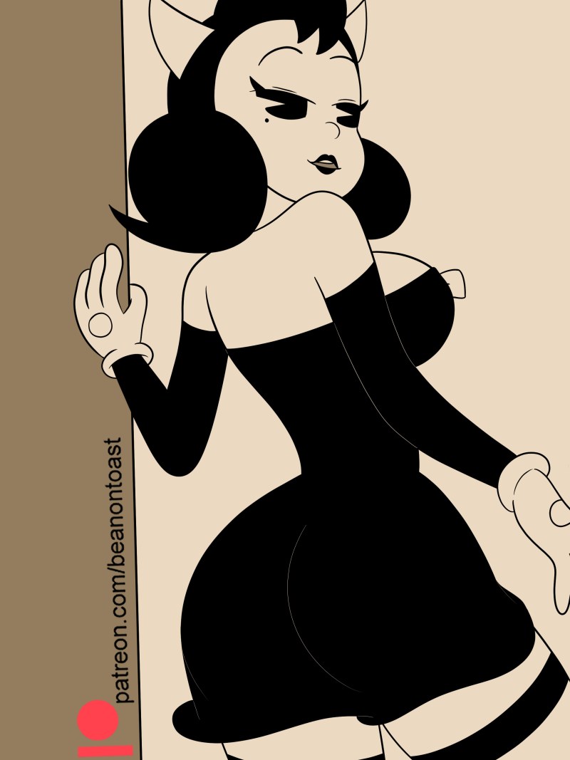 Bendy and the Ink Machine Alice Naked without a swimsuit