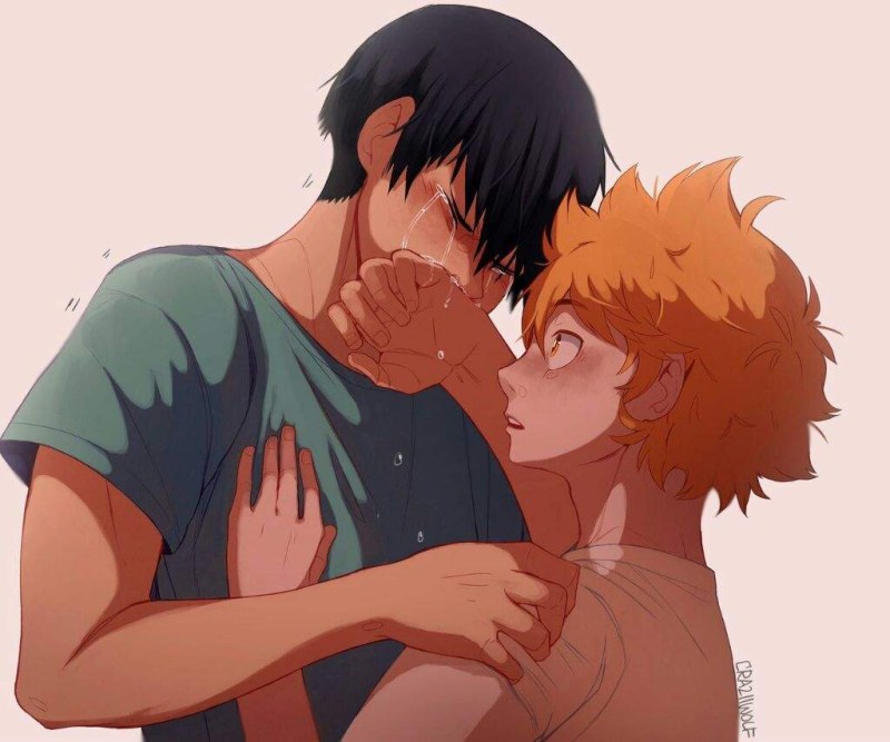 Hinata Shoyo in a suit of maid hentai