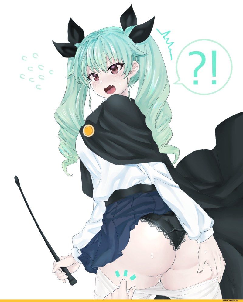 Anime Girls und Panzer Anchovy Hentai