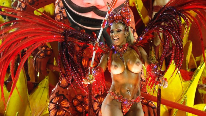 Naked Brazilian Brazilian Carnival 2020