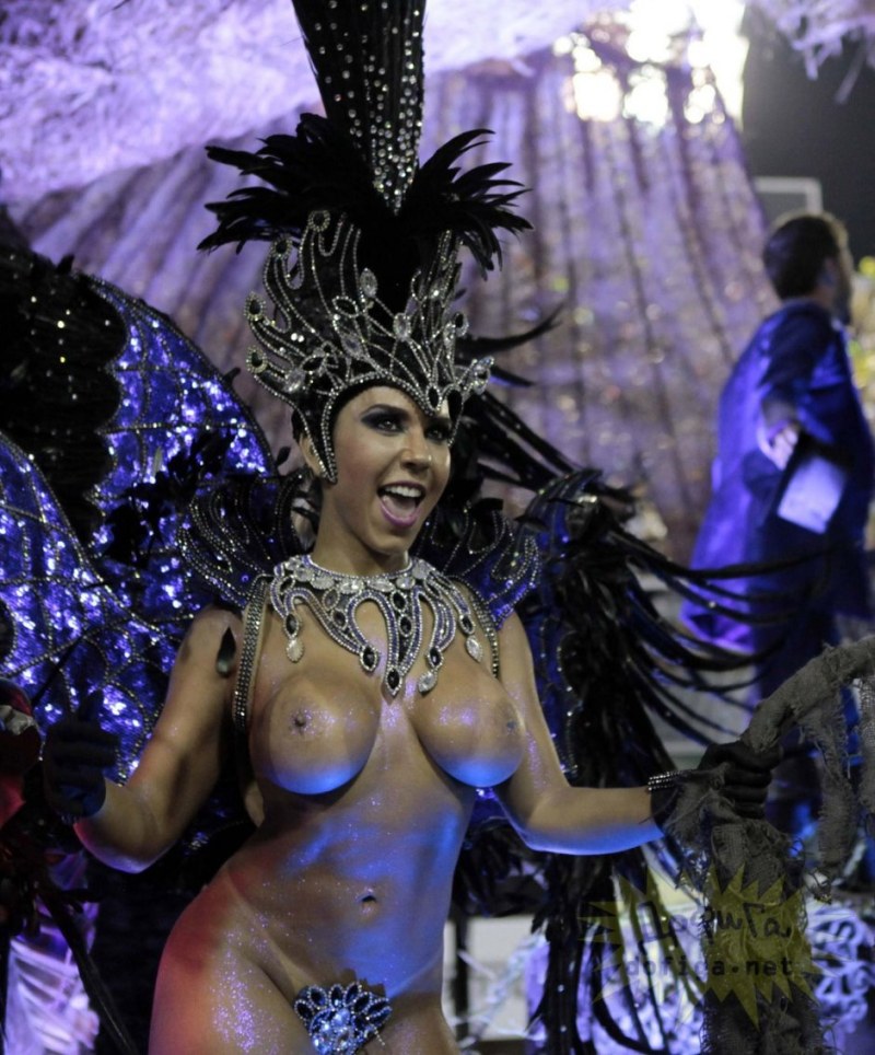 Brazilian carnival without panties