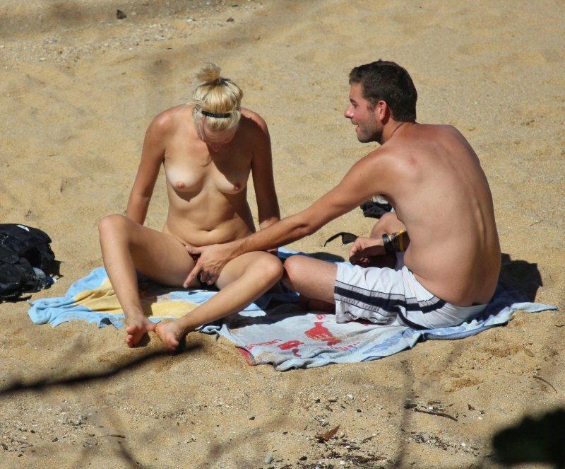 Two men on the beach XXX Gay