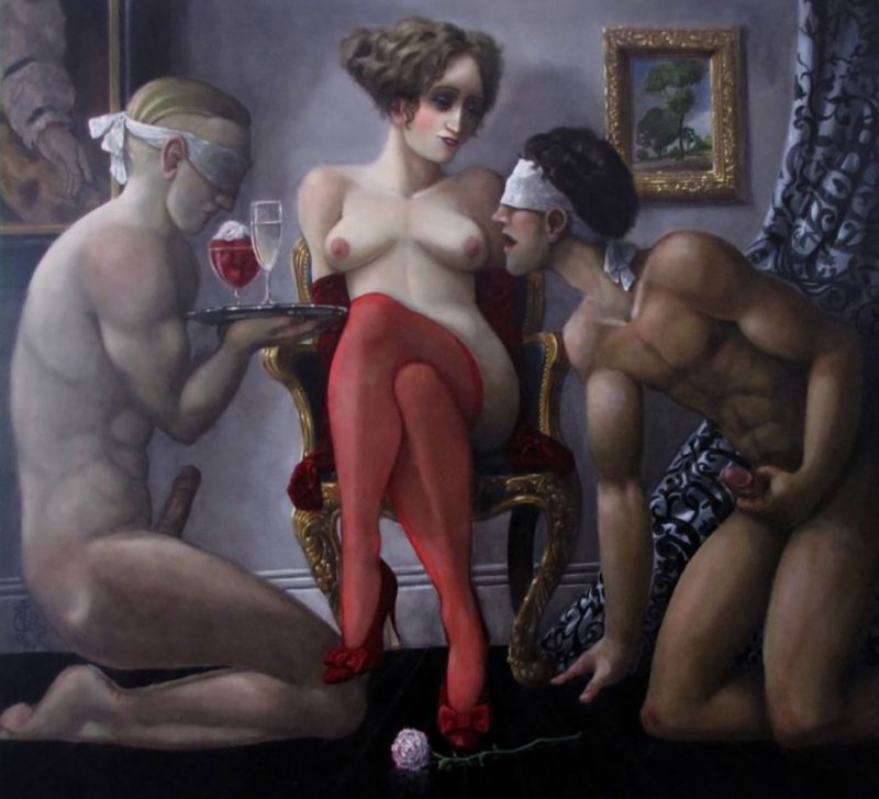 Pornographic pictures of charming young persons