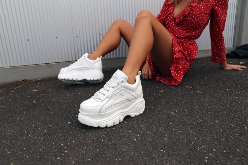 Girl in sneakers