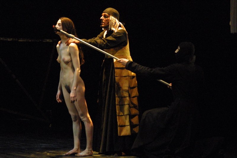 Erotic productions in the theater