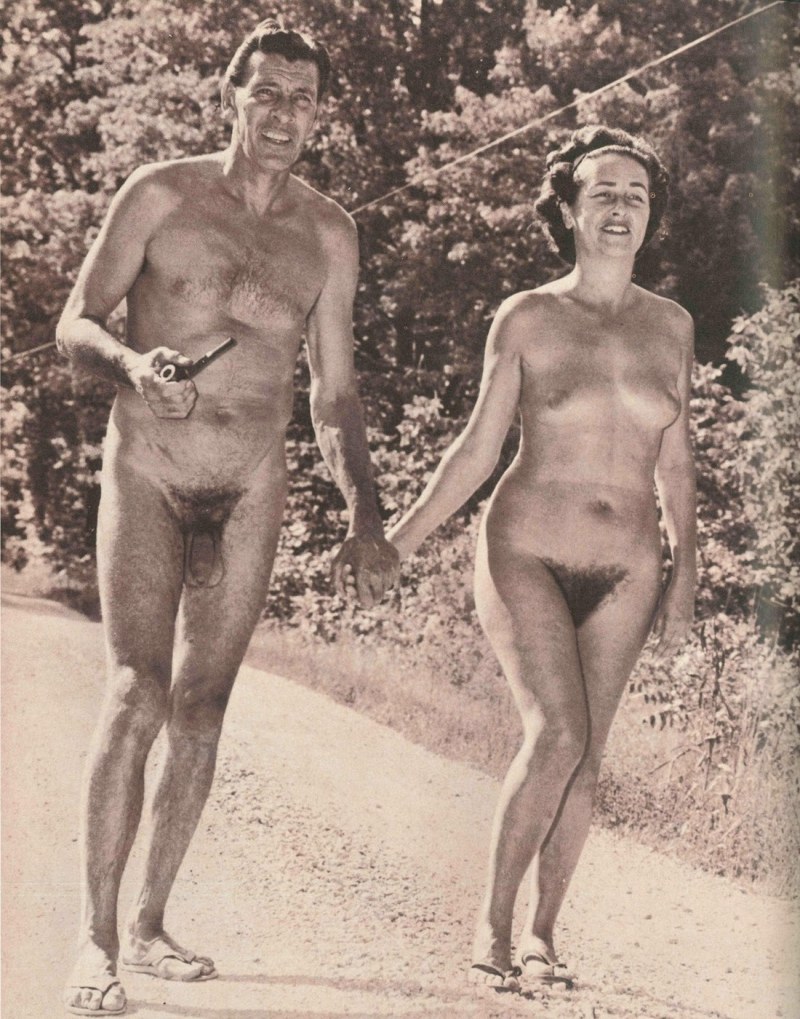 Naked men and women retro