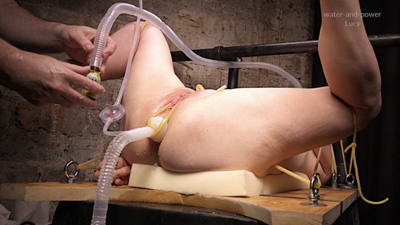 Anal bdsm enema syringe