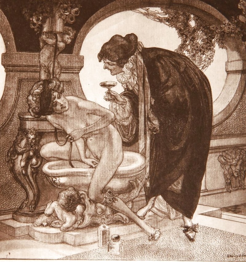 Peter Fendi Erotic watercolors