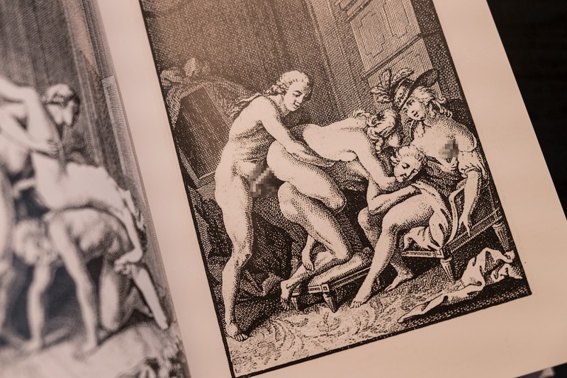 Pornography in drawings and painting