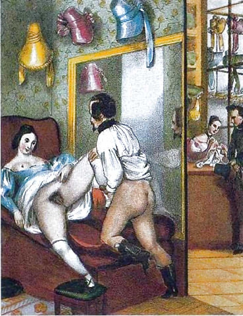 Pornographic painting of the 18th century