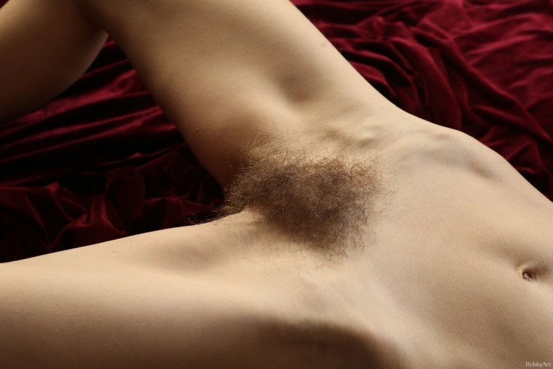 Beautiful strip on the pubis