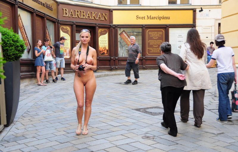 Exposed in public places