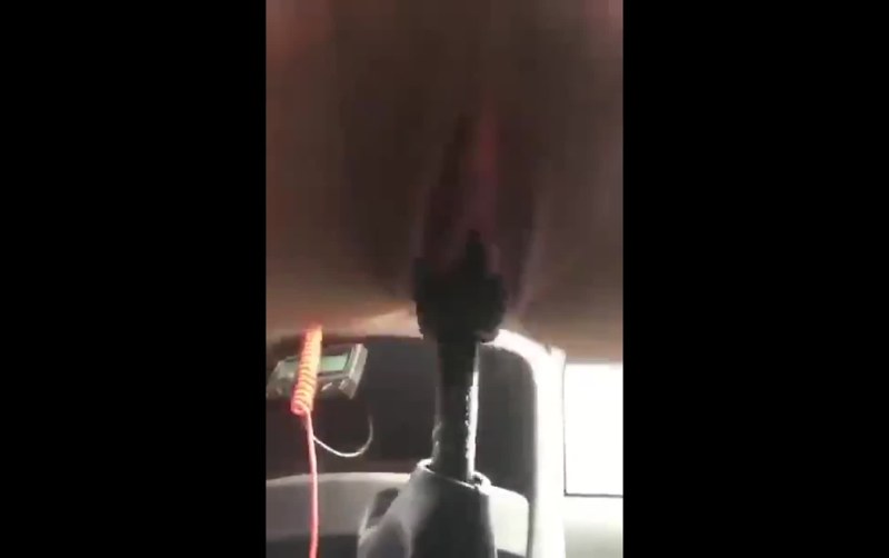 Sat on the handle of the checkpoint