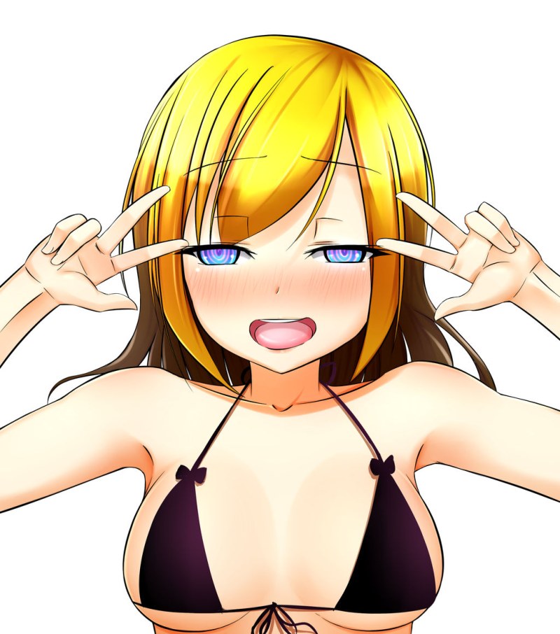 Girl under hypnosis of anime