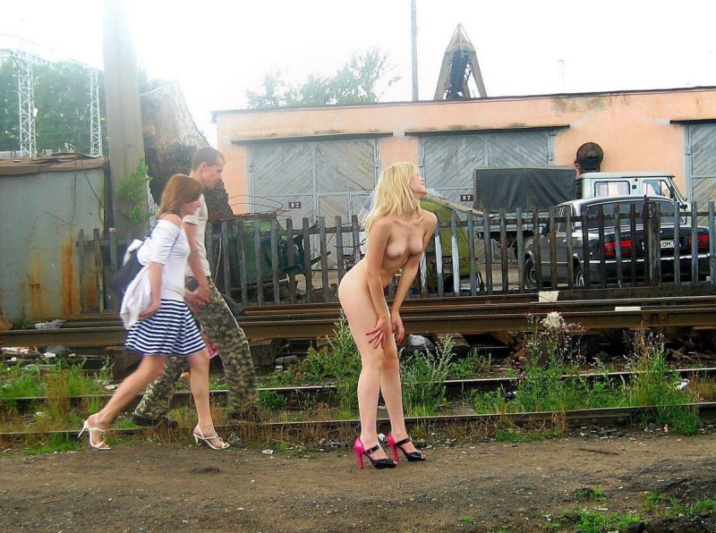 Naked drunken village women