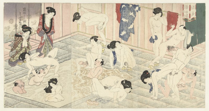 Pornographic painting Japan