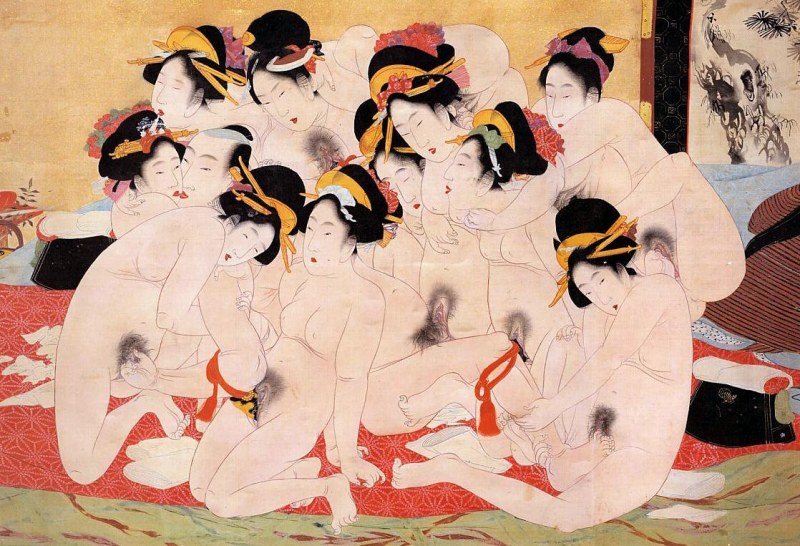 Erotic painting of Japan