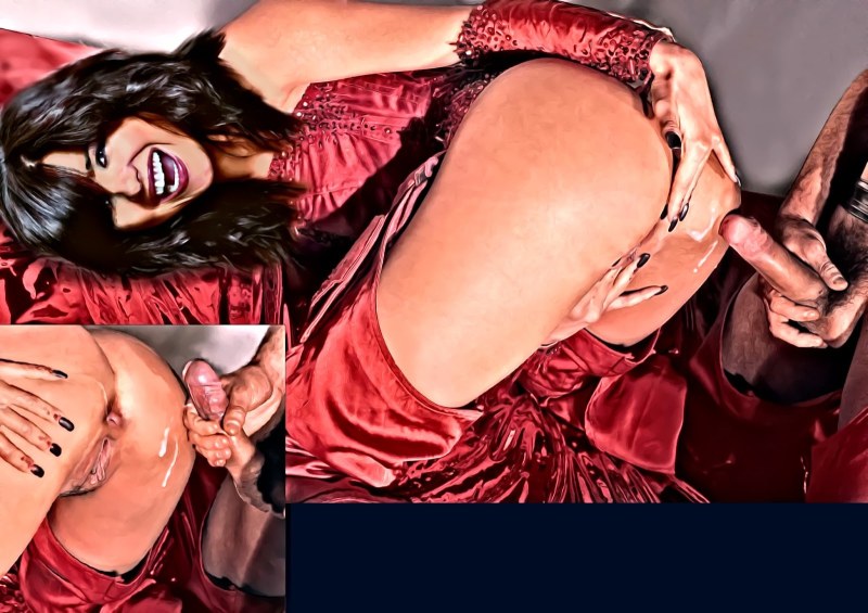 Ace Gonzalez from sunset to dawn in black