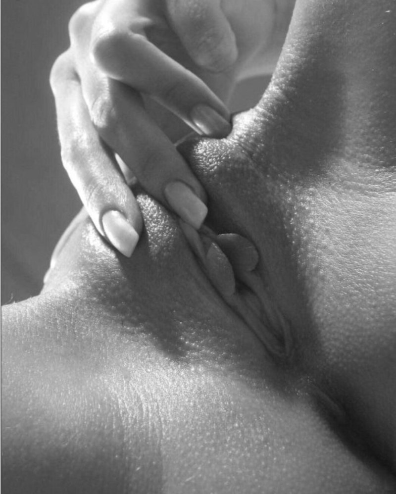 Masturbation of the girl is large