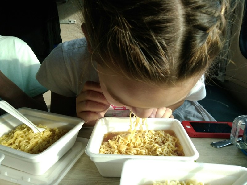 Beautiful Doshirak dishes