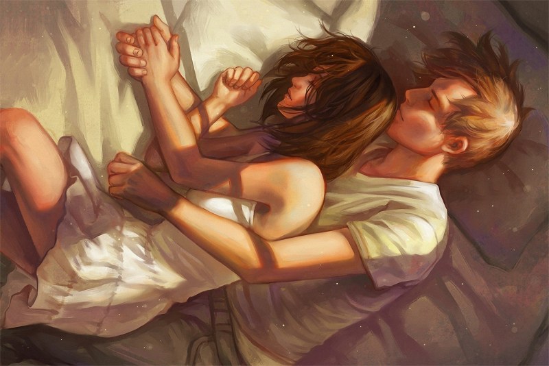 Hugs in bed