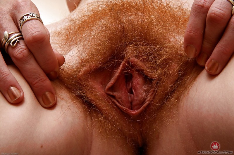 Young red hairy