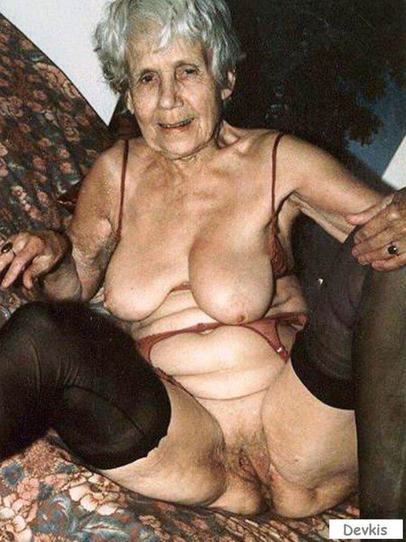 Striptease of elderly women