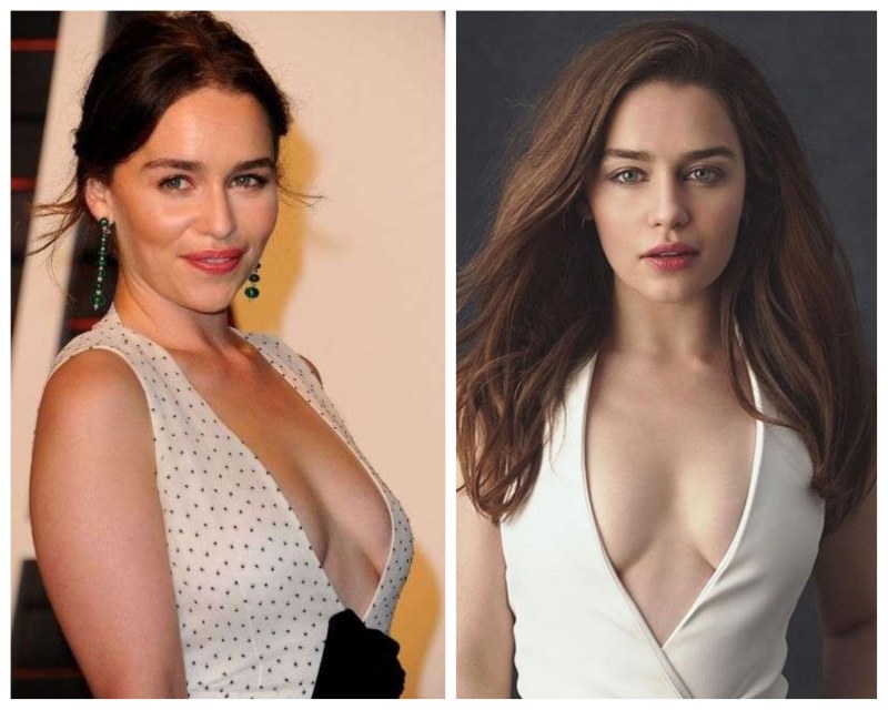 Elizabeth Olsen and Emilia Clark