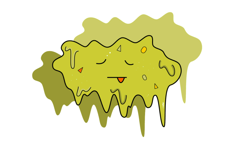 The chest hangs a meme