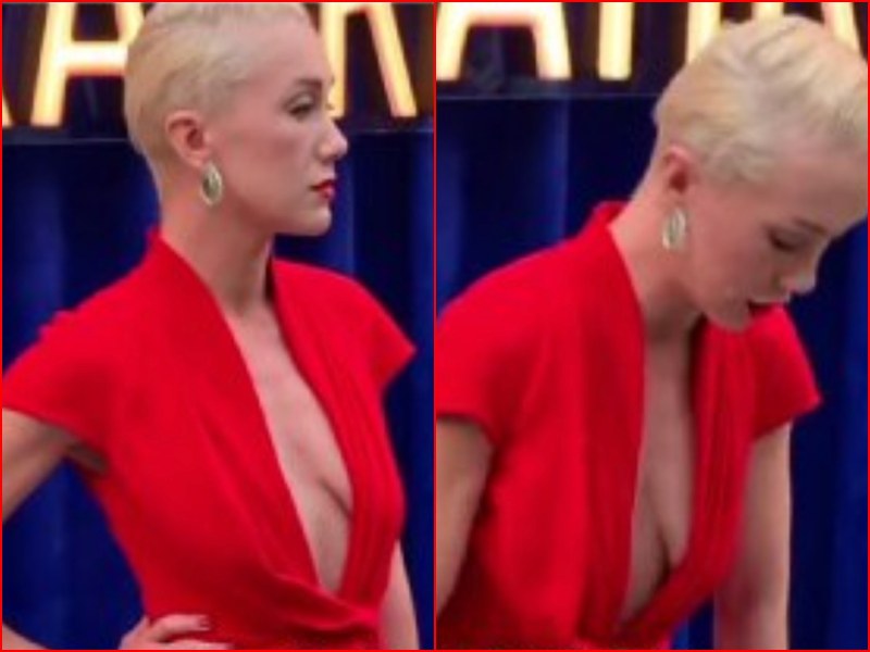 Gillian Anderson 2018 breast