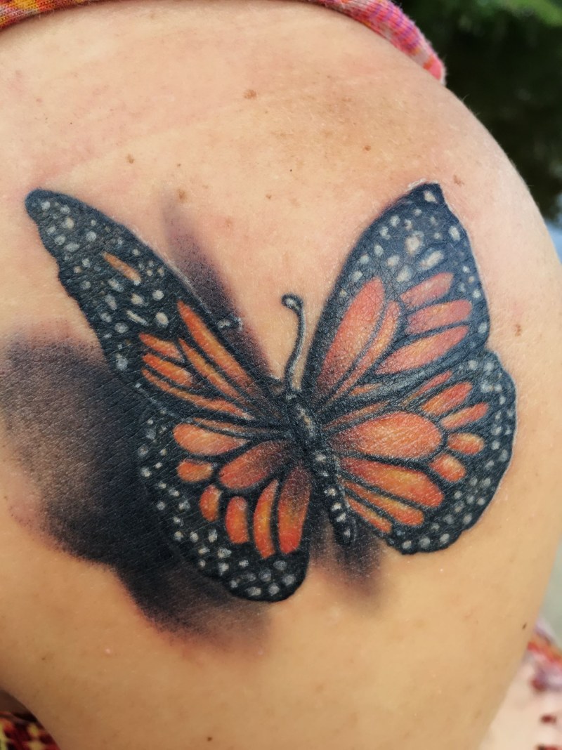 Pornstar with tattoo on the pope