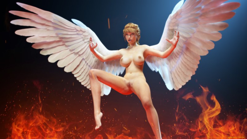 Hentai anime angels and demons 3d