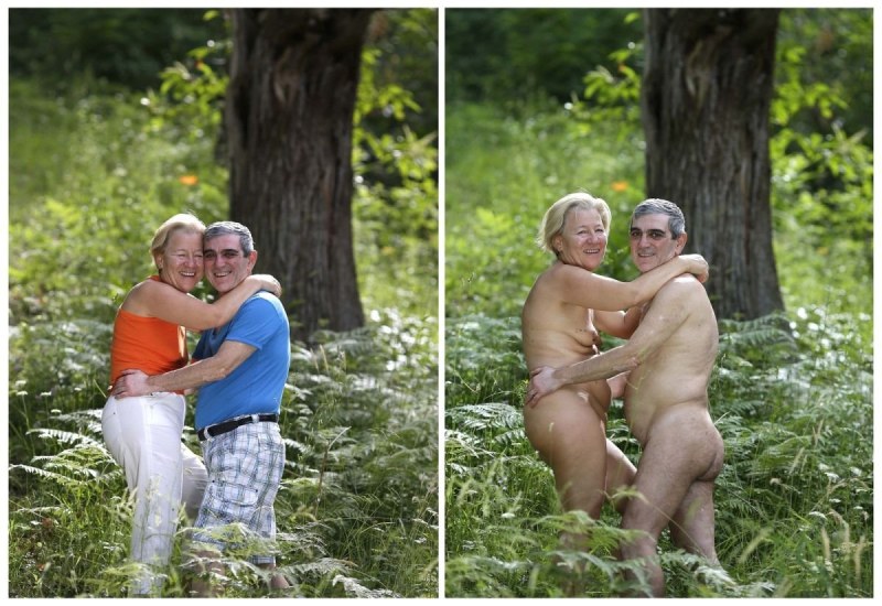 Mother and son naked retro