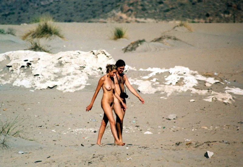 Naked in public in pairs