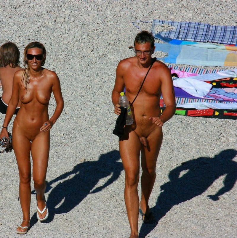Naked families on the beaches of Brazil