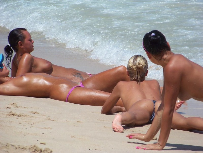 Naked Brazilians on the beach