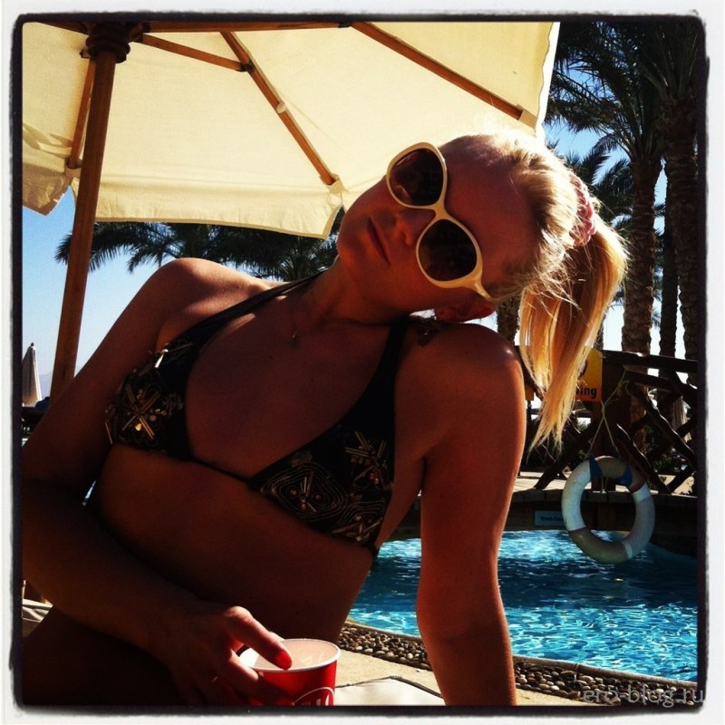 Yana Kraynova in a swimsuit