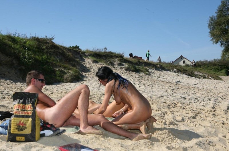 Young nudists retro