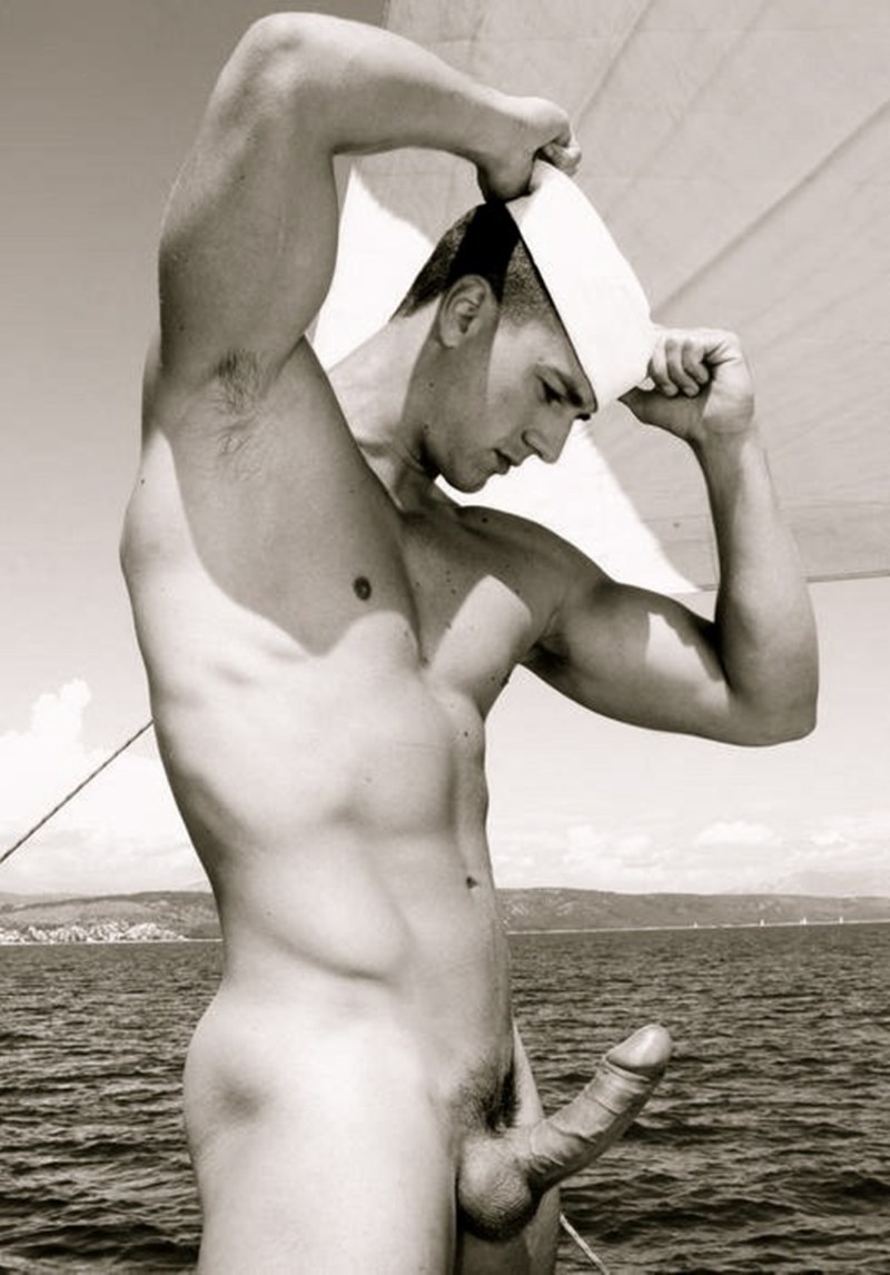 Beautiful gangbang on a yacht