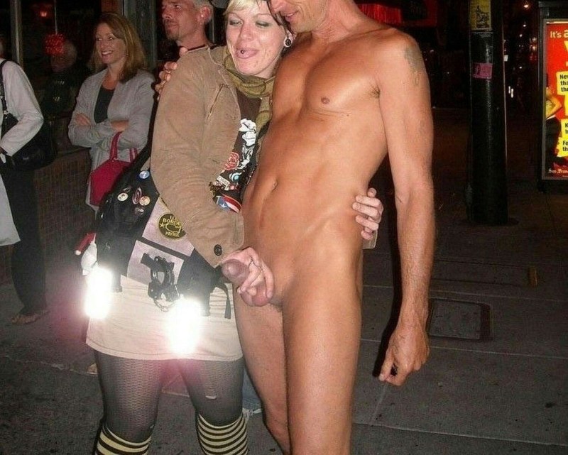 Young man without panties