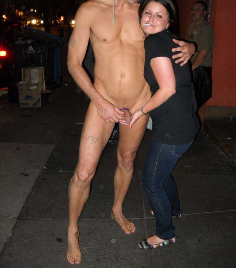 Naked guys dressed girls