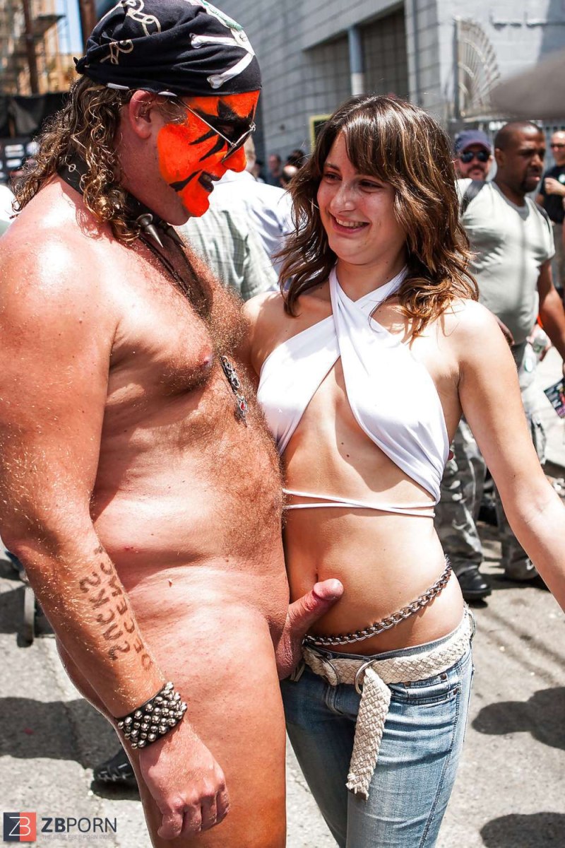Naked man dressed woman