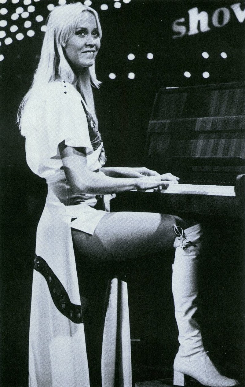 Abba Agneta Feltskog and Annie Frid