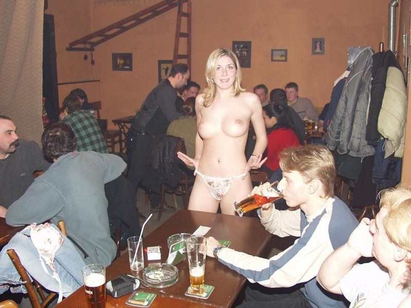 Undressed on the street on the street