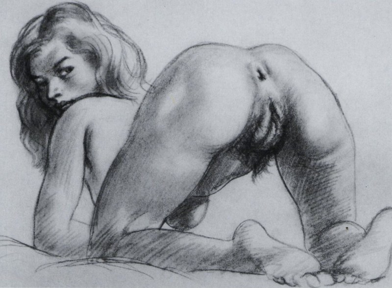 Female masturbation drawings